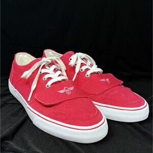Creative Recreation Men's Cesario Lo Red Canvas Sneakers VCR4LOC Size 9.5 US